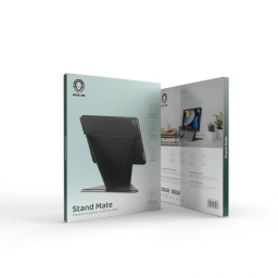 حافظة جلدية فاخرة Green Lion Stand Mate لـ iPad 10.2 بوصة - أسود Green Lion Stand Mate Premium Leather Case for iPad 10.2-inch - Black