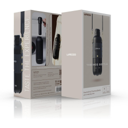قنينة حرارية LePresso ThermaTrail 650 مل مع حزام كتف قابل للفصل LePresso ThermaTrail 650ml Thermos Bottle with Crossbody Strap