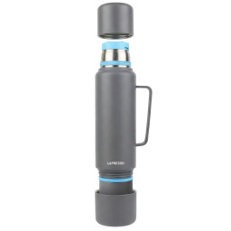 ترمس ليبريسو فاكافلو معزول فراغي 1200 مل - رمادي LePresso Vacaflow 1200ml Double Wall Vacuum Insulated Bottle - Grey