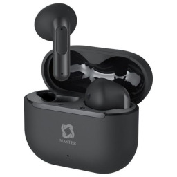 سماعات ماستر داخل الأذن بلوتوث - بطارية 7 ساعات - بلوتوث 6 - أسود Master Bluetooth In-Ear Earphones - 7 Hour Battery - Bluetooth 6 - Black