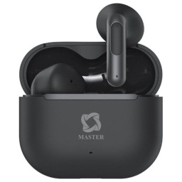 سماعات ماستر داخل الأذن بلوتوث - بطارية 7 ساعات - بلوتوث 6 - أسود Master Bluetooth In-Ear Earphones - 7 Hour Battery - Bluetooth 6 - Black