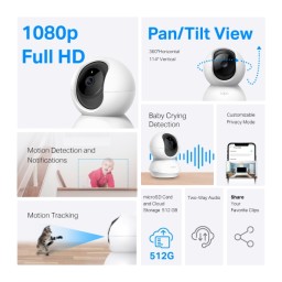 كامرة مراقبة وايفاي Tapo C200 Tapo PTZ Security Wifi Camera C200