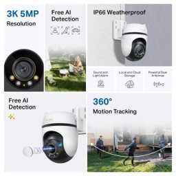 كامرة مراقبة وايفاي Tapo C530WS Tapo PTZ Security Wifi Camera C530WS
