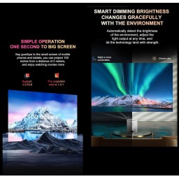 بروجكتر ذكي Umiio Q3 Pro – أسود Umiio Q3 Pro Smart Projector – Black