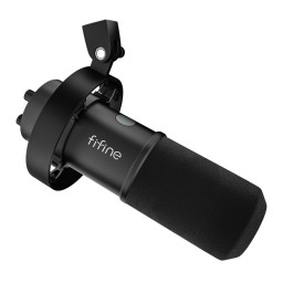 ميكروفون ديناميكي احترافي فاي فاين للبودكاست والاستوديو بمنفذي USB وXLR (طراز Fifine K688) Fifine K688 Dynamic Podcast Microphone with USB & XLR Dual Outputs