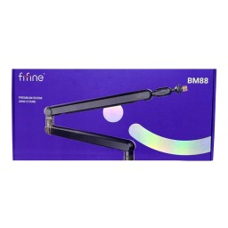 ذراع تثبيت ميكروفون مكتبي احترافي منخفض الارتفاع فاي فاين (طراز Fifine BM88) Fifine BM88 Low-Profile Premium Boom Arm Stand