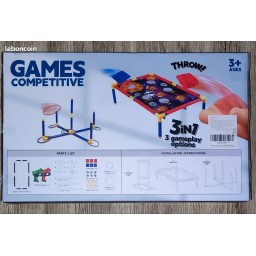 مجموعة ألعاب رمي ورماية 3 في 1) Games Competitive - 3 in 1 Gameplay Options / Throw!