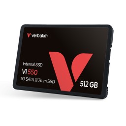 هارد التخزين الداخلي فيرباتيم إس إس دي 512 جيجابايت Verbatim Vi550 S3 2.5" SATA III Internal SSD 512GB