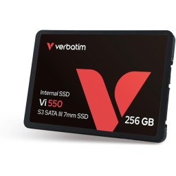 هارد التخزين الداخلي فيرباتيم إس إس دي 256 جيجابايت Verbatim Vi550 S3 2.5" SATA III Internal SSD 256GB