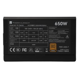 مزود طاقة Thermalright TB650S 80 Plus Bronze Black Thermalright TB650S 80 Plus Bronze Black