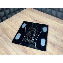 ميزان ذكي رقمي للوزن وقياس كتلة الجسم بتقنية البلوتوث مع تطبيق للهاتف Smart Digital Bluetooth Body Composition Scale with mobile App