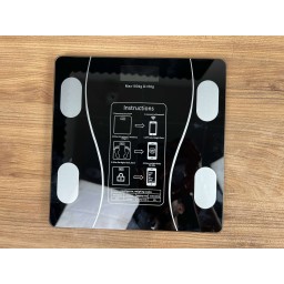 ميزان ذكي رقمي للوزن وقياس كتلة الجسم بتقنية البلوتوث مع تطبيق للهاتف Smart Digital Bluetooth Body Composition Scale with mobile App