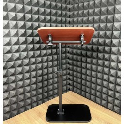 ميز وطاولة لابتوب قابلة للتعديل وسطح خشبي مائل Adjustable Laptop Table with Tilted Wooden Top