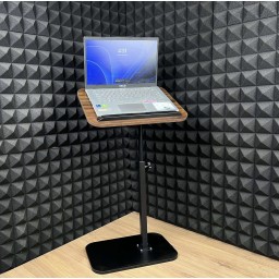 ميز وطاولة لابتوب قابلة للتعديل وسطح خشبي مائل Adjustable Laptop Table with Tilted Wooden Top