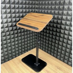 ميز وطاولة لابتوب قابلة للتعديل وسطح خشبي مائل Adjustable Laptop Table with Tilted Wooden Top