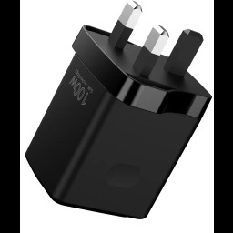 بورودو شاحن جداري GaN متعدد المنافذ 100 واط - 3 منافذ USB-C/USB-A PDFWCH073BK - أسود Porodo PDFWCH073BK 100W 3-Port GaN USB-C/USB-A Wall Charger - Black