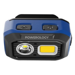 مصباح بورولوجي لاسلكي 4000 مللي أمبير مع حامل دوار 360 درجة - أسود Powerology 4000mAh Wireless Work Light with 360° Rotating Stand - Black