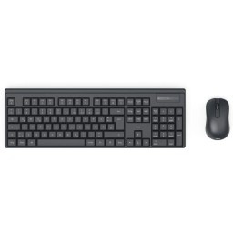 لوحة مفاتيح وماوس لاسلكي عربي انكليزي Hama WKM-100 Wireless Keyboard with Mouse
