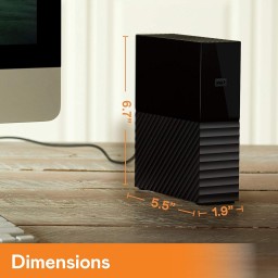 هارد خارجي 18 تيرة WD MY BOOK  سعة عملاقة… HARD EXTERNAL WD MY BOOK 18TB