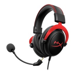 سماعة الألعاب السلكية HyperX Cloud II (حمراء) - جديدة تمامًا HyperX Cloud II Wired Gaming Headset (Red) -  Brand New