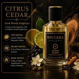 سيتروس سيدار – عطر رجالي Extrait de Parfum Citrus Cedar – Men Extrait de Parfum