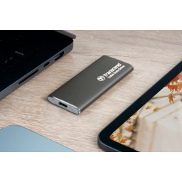 وحدة تخزين خارجي محمول اس اس دي 2 تيرا بايت Transcend ESD265C 2TB Portable SSD External Solid State Drives, up to 1050MB/s USB C SSD External Hard Drive USB 3.2 Gen 2
