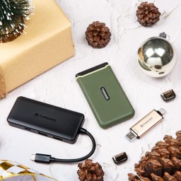 وحدة تخزين خارجي محمول اس اس دي 2 تيرا بايت Transcend ESD380C 2TB External SSD, USB 3.2 Gen 2 (20Gbps), Up to 2,000MB/s, Portable SSD with USB-C Cable