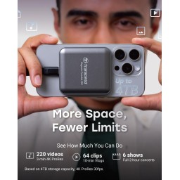 هارد خارجي اس اس دي 2 تيرابايت محمول ترانسيند Transcend ESD420 2TB