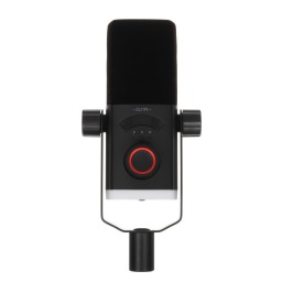 طقم ميكروفون ديناميكي احترافي فاي فاين مع ذراع تثبيت RGB بمنفذي USB وXLR (طراز Fifine AM8 ProT) Fifine AM8 ProT Dynamic Gaming & Streaming Microphone with RGB Boom Arm