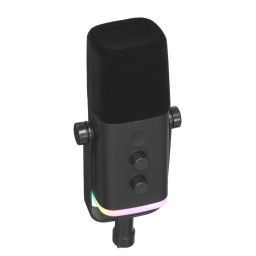 طقم ميكروفون ديناميكي احترافي فاي فاين مع ذراع تثبيت وإضاءة RGB (طراز Fifine AM8T) Fifine AM8T Dynamic Gaming & Streaming Microphone Kit with Boom Arm
