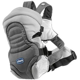 حمالة أطفال مريحة وآمنة متعددة الوضعيات من Chicco (رمادي) Chicco Ergonomic Multi-Position Baby Carrier (Grey)