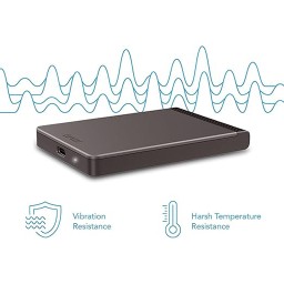هارد خارجي اس اس دي ليكسر SL200 - بحجم  2 تيرا Lexar 2TB SL200 Portable SSD, Read/Write Speeds of up to 550/400 MB/s, USB-C
