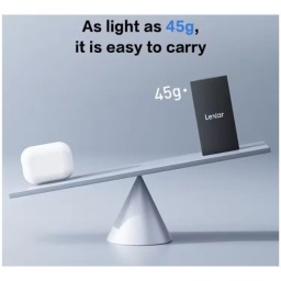 هارد خارجي ليكسر SL300 محمول USB 3.2 Type-C سعة 2 تيرة Lexar SL300 2TB External Portable SSD Hard Drive USB 3.2 Type C