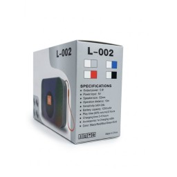 سبيكر بلوتوث محمول احترافي L-002 بإضاءة RGB مدمجة وصوت عالي جداً L-002 Professional Portable Bluetooth Speaker with Built-in RGB Lighting and Crystal Clear Sound