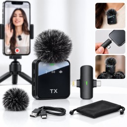 نك مايك لاسلكي موديل F15 Wireless Lavalier Microphone F15