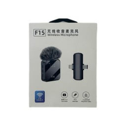 نك مايك لاسلكي موديل F15 Wireless Lavalier Microphone F15