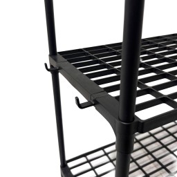 رف مطبخ فولاذي طابقين موديل YX9122-2 Two-Tier Stainless Steel Kitchen Rack YX9122-2