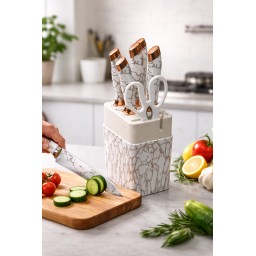 طقم سكاكين مطبخ موديل Z-406 Kitchen Knife Set Z-406
