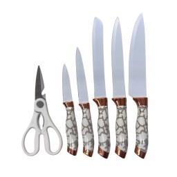 طقم سكاكين مطبخ موديل Z-406 Kitchen Knife Set Z-406