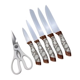 طقم سكاكين مطبخ موديل Z-406 Kitchen Knife Set Z-406