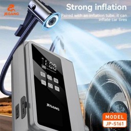 JEQANG JP-S161 جهاز تشغيل بطارية السيارة ومنفاخ طوارئ JEQANG JP-S161 Emergency Power Inflation Car Starter