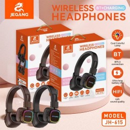 JEQANG JH-615 سماعات أذن لاسلكية Bluetooth – أسود JEQANG JH-615 BT Wireless Earphones (Black)