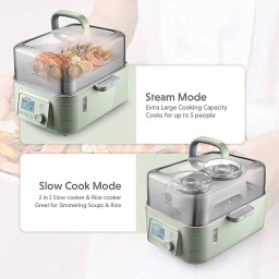 جهاز طهي الطعام الرقمي بالبخار BUYDEEM G564 Digital Multifunctional Food Steamer