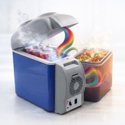 ثلاجة تبريد وتسخين للسيارة محمولة 7.5 لتر 7.5L Portable Car Refrigerator –  Cooling & Heating