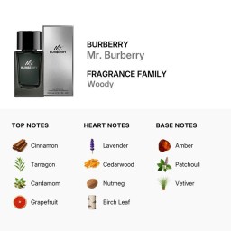 عطر بربري مستر بربري الفضي او دو بارفيوم 100مل Burberry Mr Burberry Eau de Parfum 100ml