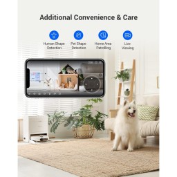 روبوت مكنسة وممسحة إيزفيز آر إس 2 مع تنظيف وتفريغ ذاتي (EZVIZ RS2 Robot Vacuum & Mop) EZVIZ RS2 Robot Vacuum & Mop Combo, Self-Cleaning & Self-Emptying
