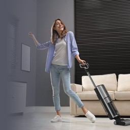 مكنسة كهربائية EZVIZ RH2 لاسلكية لغسيل الأرضيات رطب وجاف EZVIZ RH2 Smart Home Cordless Wet & Dry Floor Washer Vacuum Cleaner