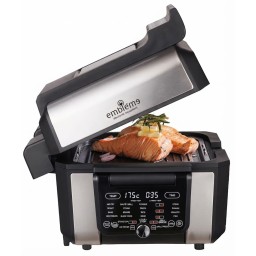قلاية وشوايه  متعدد الوظائف 4 في 1 امبليوم Emblème موديل EM NKG2 Emblème 4-in-1 Multi-Function Air Fryer and Grill, Model EM NKG2