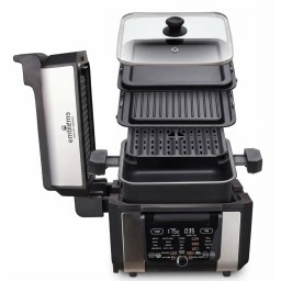 قلاية وشوايه  متعدد الوظائف 4 في 1 امبليوم Emblème موديل EM NKG2 Emblème 4-in-1 Multi-Function Air Fryer and Grill, Model EM NKG2