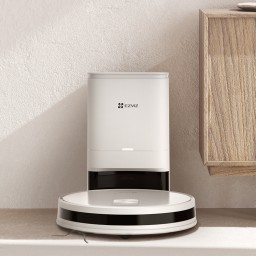 مكنسة روبوتية EZVIZ RC3 Plus مزودة بقاعدة تفريغ تلقائي EZVIZ RC3 Plus Robot Vacuum with Auto-Empty Dock